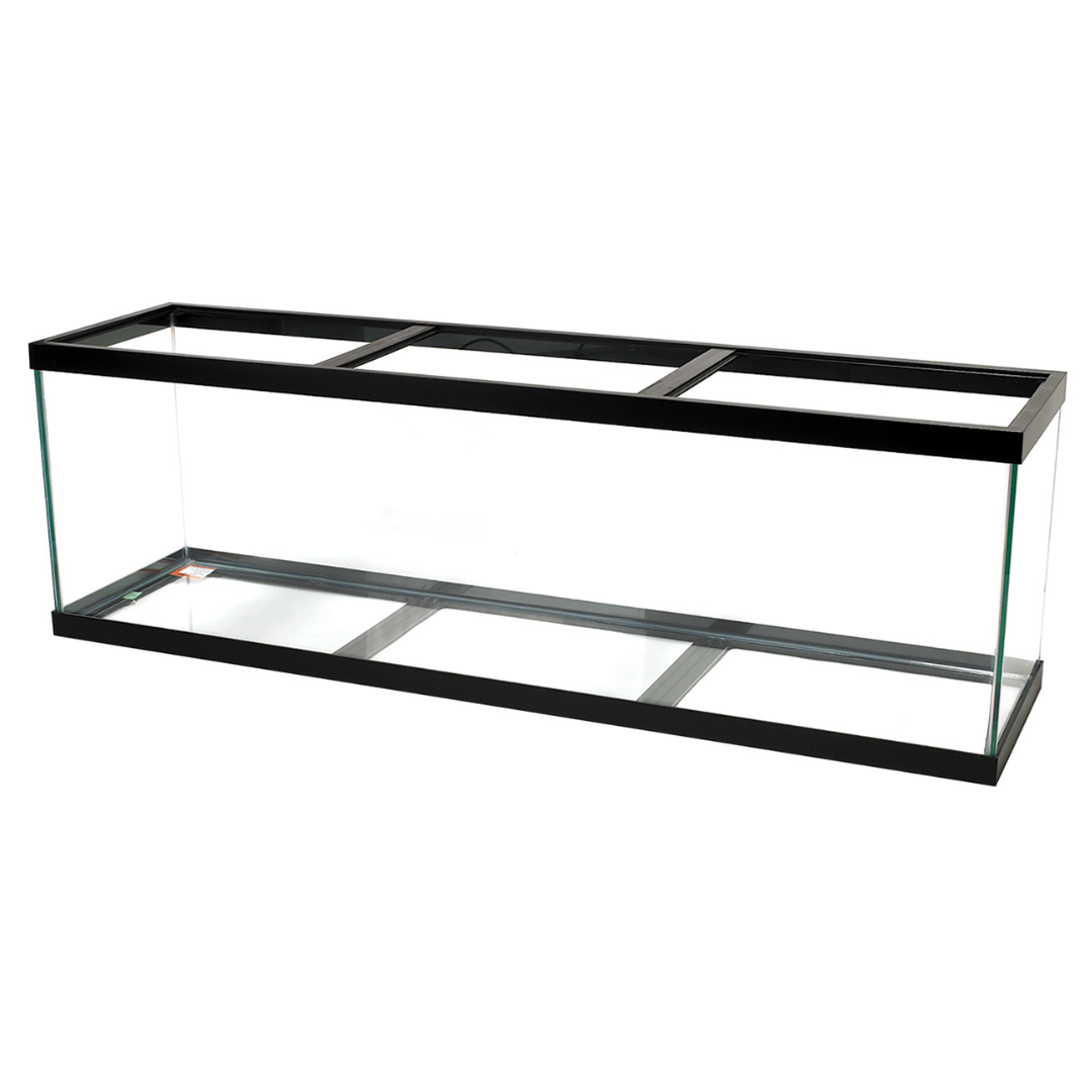 Aqueon Standard Aquarium – 125 Gallon – Black Frame – Black Silicone (Pick-Up Only)