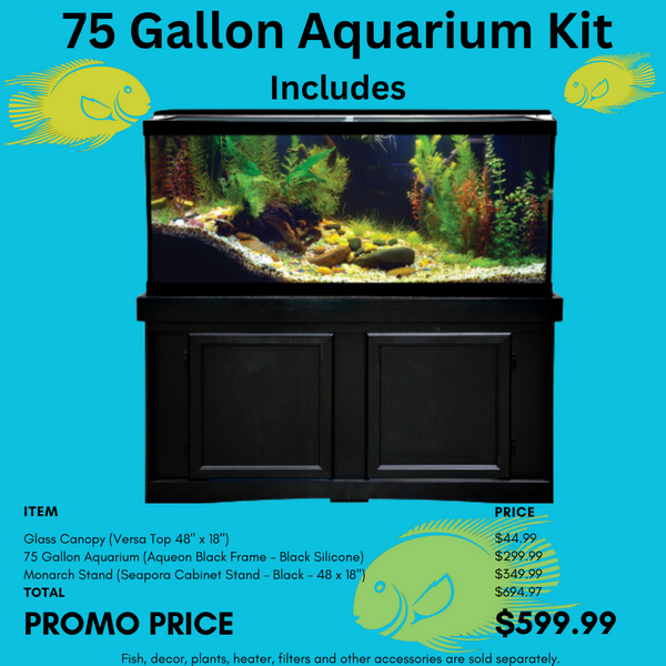 75 gallon fish tank accessories 75 Gallon Aquarium Kit